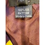 J.Crew  100% Silk Abstract Tunic 3/4 Sleeves Mini Dress Pockets 4 Brown Yellow Photo 9