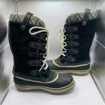 Sorel  Joan of Arctic Knit II Black Suede Boot Women's Size 6.5 NL2142-010 Photo 4