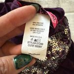 Body Central NWT Y2K Purple Beaded One Shoulder Lightweight Luxe Mini Dress Sz M Photo 6