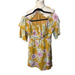 Floral print Cupcakes and Cashmere Fonda Ruffle Detail Floral Print Dress, Yello Yellow Size XS Photo 12