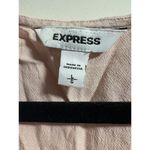 Blush Express Pink Lace Trim Peasant Blouse Womens Large V-Neck Long Sleeve Boho Photo 2