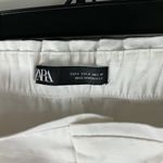 ZARA  Women's High-Waisted White Shorts Photo 3