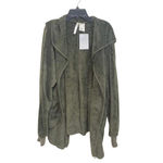 Forgotten Grace  Plush Cardigan Green Size Medium‎ NWT Photo 1