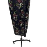 Urban Outfitters  Mikayla Floral Midi Dress Cat Print‎ Satin Black Size Small Photo 6