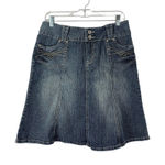 Rewind  Women's Flare Denim Jean Skirt Photo 0