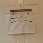 American Eagle  White Denim Skirt.     Size-4 Photo 1