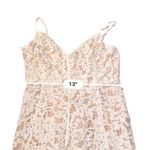 Lulus  One Wish Lace Dress Women's Medium White Handkerchief Hem Spaghetti Strap Photo 10