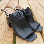 Nanette Lepore  Black Leather Heels Photo 1