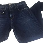 AGOLDE AGOLDIE SOPHIE HIGH RISE SKINNY CROP Size 25 Dark Wash Photo 4