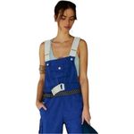 Free People NWT Movement Morning Meadow Blue Overalls Size XS Photo 1