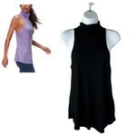 Free People  Intimately Free Topanga Black Sleeveless Turtleneck Top Size XS Photo 1