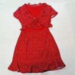 superdown Mercy Polka Dot Dress in Red Photo 2