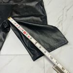 Spanx Womens Sz L Faux Leather High Rise Bike Shorts Gloss Black Shaping Stretch Photo 8