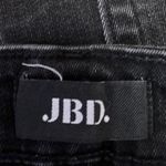 JBD Women's Black High Waist Split Hem Flared Bootcut Denim Jeans Pants Size 28 Photo 3