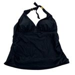 NEW Swimsuits For All plus size black halter tankini top bathing suit size 20 Photo 0