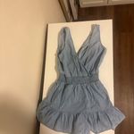 American Eagle AE Denim Sleeveless Romper Photo 4