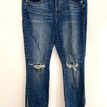 Torrid Plus Size Straight Classic Denim High Rise Studded Jean Cropped Ripped 10 Photo 0