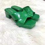 Jeffrey Campbell  Kelly Green Bubblegum Platform Sandal Sz 9 Photo 4