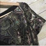 Custom asymmetrical metallic paisley special occasion formal cocktail dress 10 Photo 5