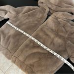 Bagatelle  NYC faux fur cropped hooded jacket, taupe, size XS Photo 4