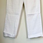 L'Agence NWT White Wide Leg Raw Hem Jeans - Size: 25 Photo 2