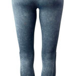 Verish Alltension Blue Gray Ribbed Flare Activewear Yoga Leggings Pants Sz XS/S Photo 0