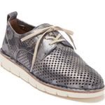 TRASK Lena metallic camouflage perforated boat athletic shoes 7M sneakers Size 7 Photo 0