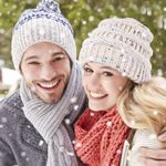 Womens Scarf Beanie Hat Set Thick Winter Infinity Scarf Knit Scarfs for Women Photo 6