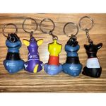 American Heart Association Set/5 Dog Keychains ‎ Good condition Photo 1