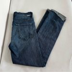 Mother High Waisted Rascal Ankle Slit Flip Zip Fly Blue Denim Jeans Size 26 Photo 1