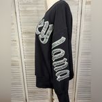 Disney PARKS Disneyland Spirit Jersey Black & Iridescent Shimmery Lettering-XL Photo 1