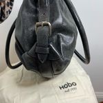 Hobo International Black Leather Satchel Dome Tote Buckle Purse Handle Bag Photo 7