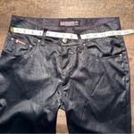 Bubblegum  Vintage Flare Shiny Black l Pants Bootcut Bottoms Size 9/10 Photo 2