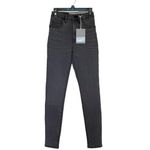 Everlane  Black Authentic Stretch High Rise Skinny Ankle‎ Jeans Size 23 Photo 5