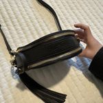 Ted Baker Errinn Black Bovine Leather Tassel Circle Small Crossbody Bag Photo 7