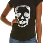 ZADIG AND VOLTAIRE SKULL SKINNY T-SHIRT SIZE S! Photo 3