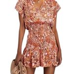 ALC Frank A.L.C. Silk Carly Floral Smocked Mini Dress Size 00 NWT Photo 11