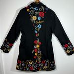 Paparazzi  Black Dress with Colorful Floral Embroidery Photo 14
