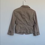 City Streets Tan Striped Blazer Size M Photo 7