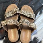 Very Volatile $75 VOLATILE AMYJANE CALF HAIR DOUBLE STRAP MINI FLATFORM SANDAL 9 Photo 3