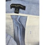 Banana Republic ‎ Avery Blue Linen Blend Cropped Pants Size 12 Photo 4