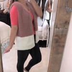 JODIFL size small pink furry sweater vest Photo 1