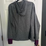 Reebok  women's hoodie gray with purple accent Photo 1