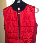 Tommy Hilfiger Women’s Vintage Red Quilted Puffer Vest Photo 4