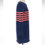 Sail To Sable STS  Navy & Coral Striped Sweater Sweatshirt Cotton Dress Size XS Photo 2