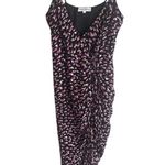 Karina Grimaldi Marissa Print Dress in Purple Metallic Photo 0
