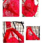 Smart & Sexy NWT Smart Sexy Pin Up Unlined Underwire Bra 46DDD Red Sheer Floral Valen… Photo 7