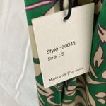 Japna Floral Green/cream faux wrap skirt- size S NWT (made in India) Photo 6