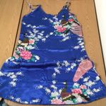 Bin 18 New Silky Satiny Chemise Pajama Gown Blue Pink White Size Medium Photo 0