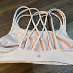 Athleta  Pale Pink Sports Bra small Photo 0